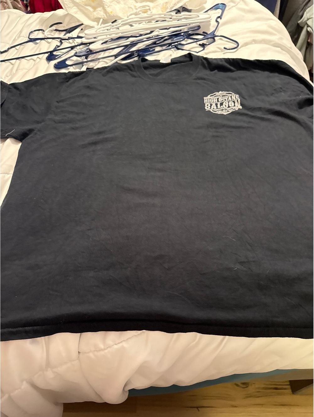 High Octane Saloon Black Graphic T-Shirt 2XL